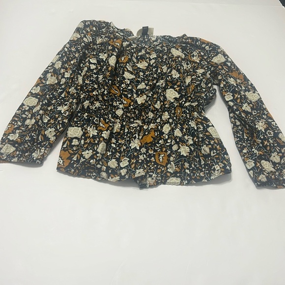 Universal Thread Women’s Blue Floral Print Blouse XS - Picture 1 of 5